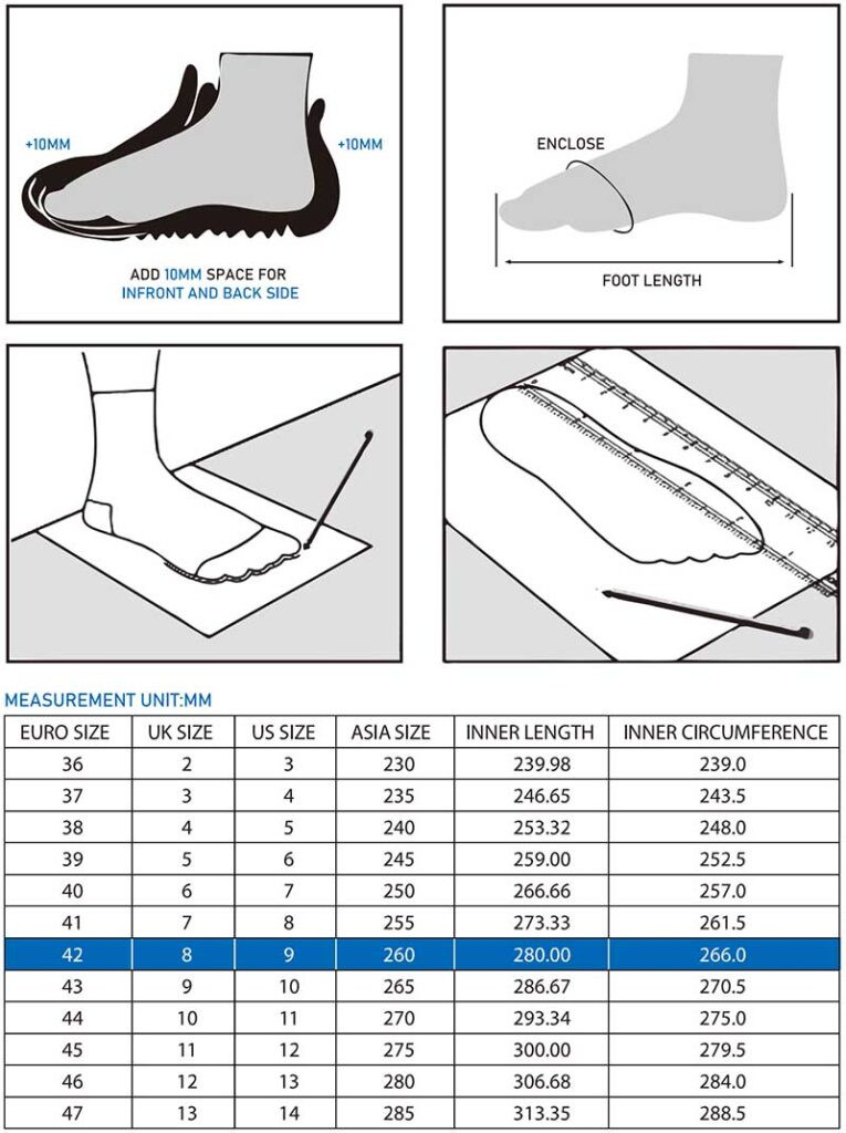 SIZE CONVERSION CHART