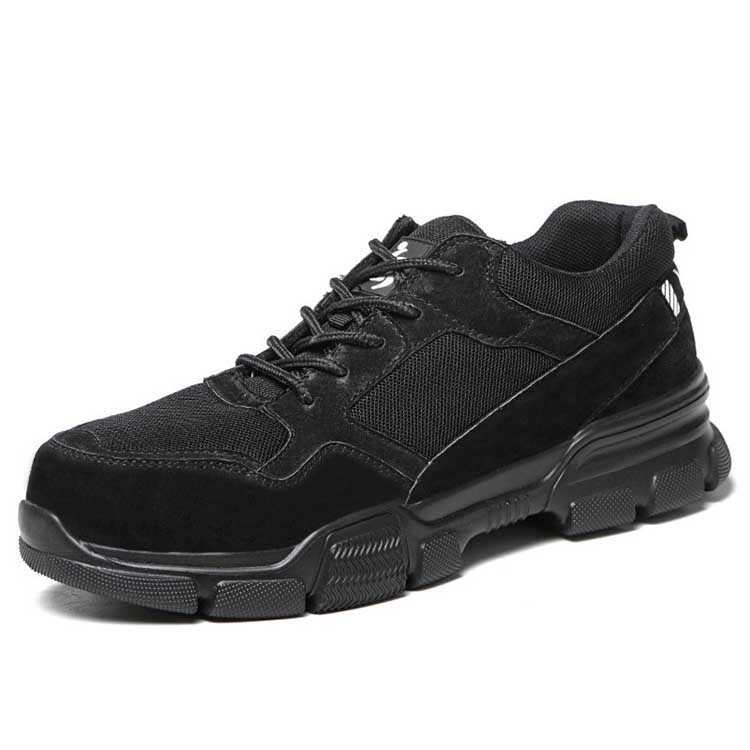 Black Safety Steel Toe Shoes