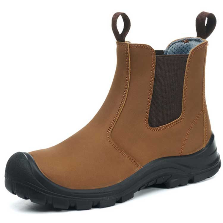 Brown Steel Toe Boots