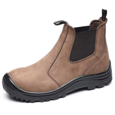 Crazy Horse Leather Safety Boots