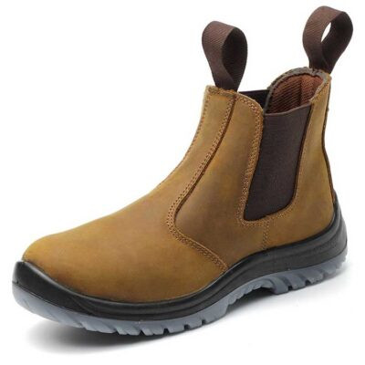 Crazy Horse Leather Safety Boots