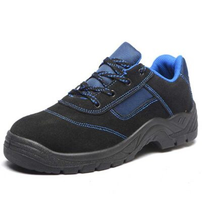 Leather safety shoes