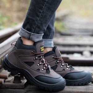 Microfiber Leather Safety Shoes
