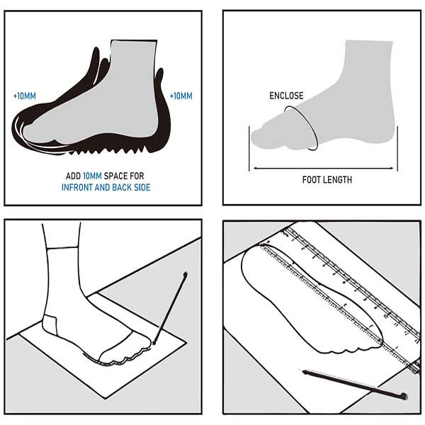 SAFETY SHOES SIZE CONVERSION CHART