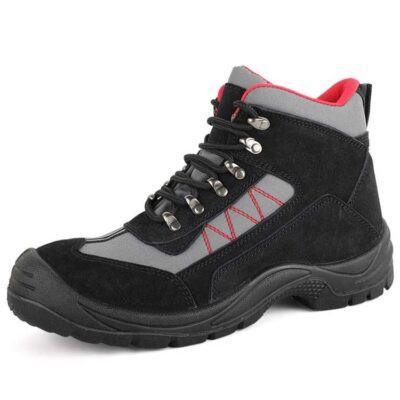 Safety Shoes with Suede Leather