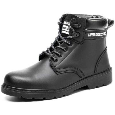 Smooth Leather Safety Shoes