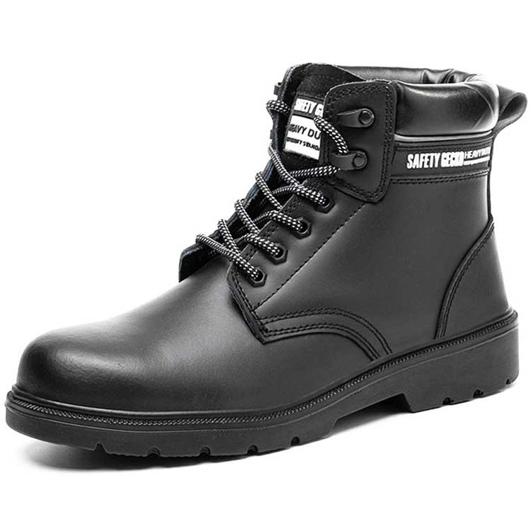 Smooth Leather Safety Shoes