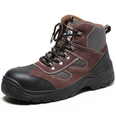 Suede Steel Toe Shoes