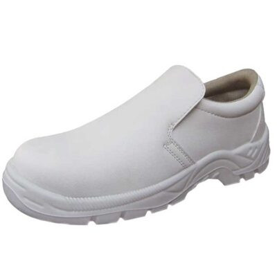 White Steel Toe Shoes