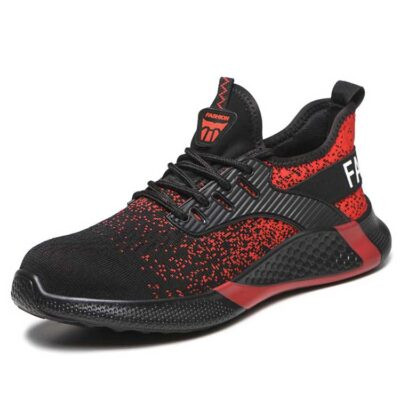 Womens Flying Knit Safety Shoes