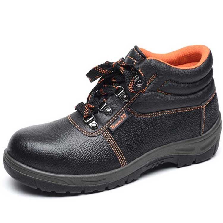artifical leather safety shoes